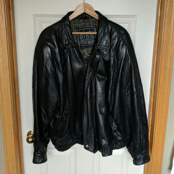 mirage leather jacket